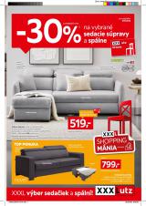 1. strana letáka XXXLutz 6. 4. - 3. 5. 2026 XXXL výber sedačiek a spální