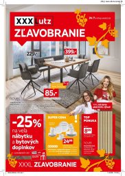 XXXLutz leták  s platnosťou 28. 9. - 11. 10. 2026 Zľava 25 % takmer na všetko