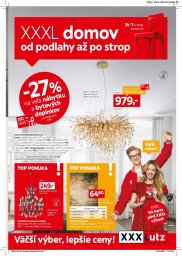 XXXLutz leták  s platnosťou 5. 10. - 1. 11. 2026 XXXL výber osvetlenia a podláh