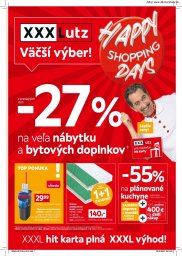 XXXLutz leták  s platnosťou 12. 10. - 25. 10. 2026 Zľava 27 % takmer na všetko